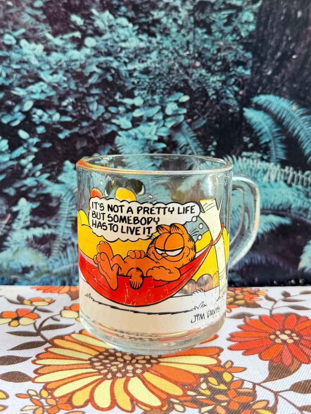 😎 Vintage McDonald’s Garfield Mug; Jim Davis; United Feature Syndicate, Inc.; 19